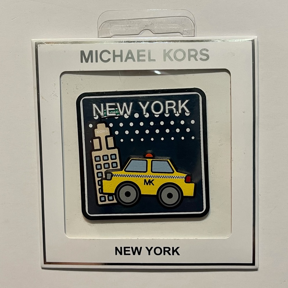 New Michael Kors Leather Sticker: New York